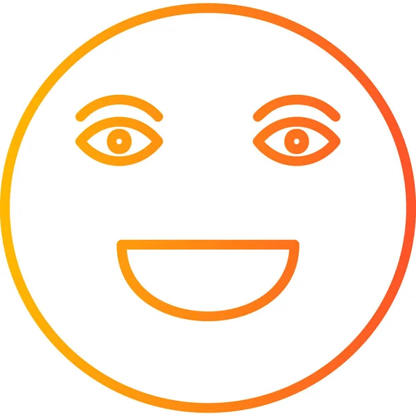 Gesicht Emojis Heitere Illustration Des Emoticon Vektors — Stockvektor