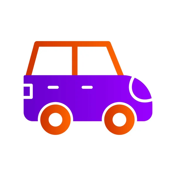Fahrzeug Web Symbol Einfache Illustration — Stockvektor