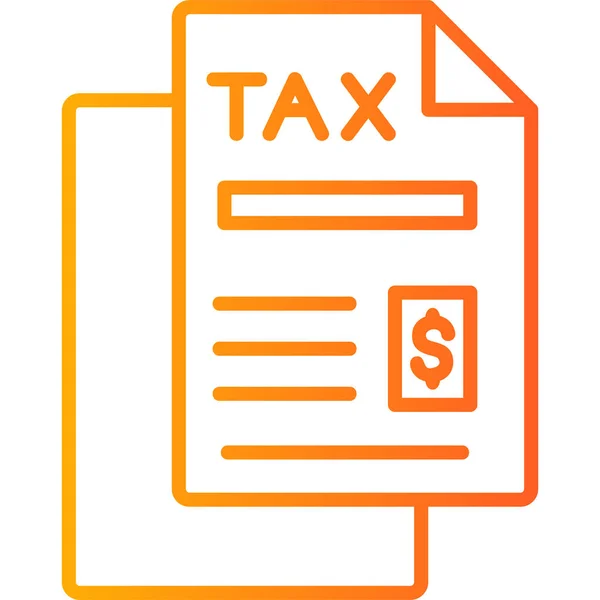 税金だ Webアイコンシンプルなイラスト — ストックベクタ