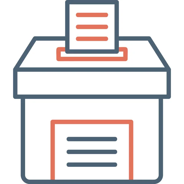 Vote Icône Web Illustration Simple — Image vectorielle