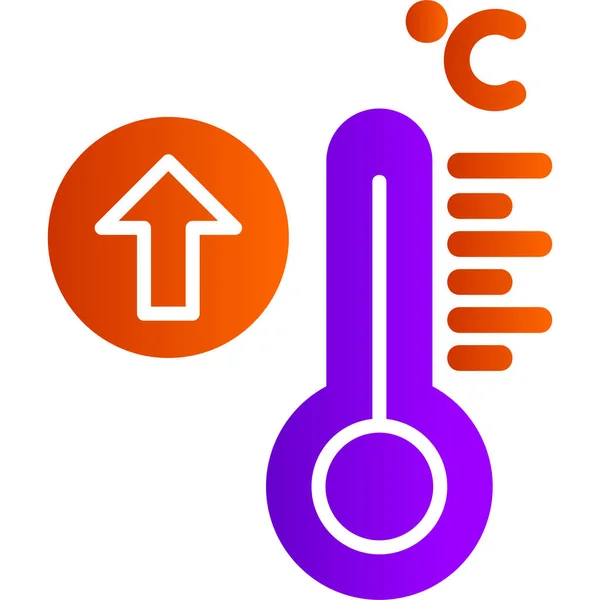 Thermometer Pictogram Vector Illustratie — Stockvector