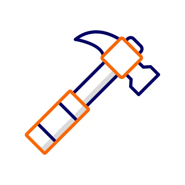 Hammer Ikone Einfache Illustration Von Gerichtlichen Vektor Symbolen Für Webdesign — Stockvektor