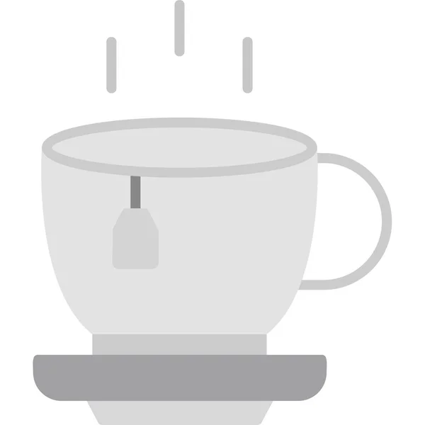 Coffee Cup Icon Outline Illustration Tea Kettle Vector Icons Web — Stock Vector