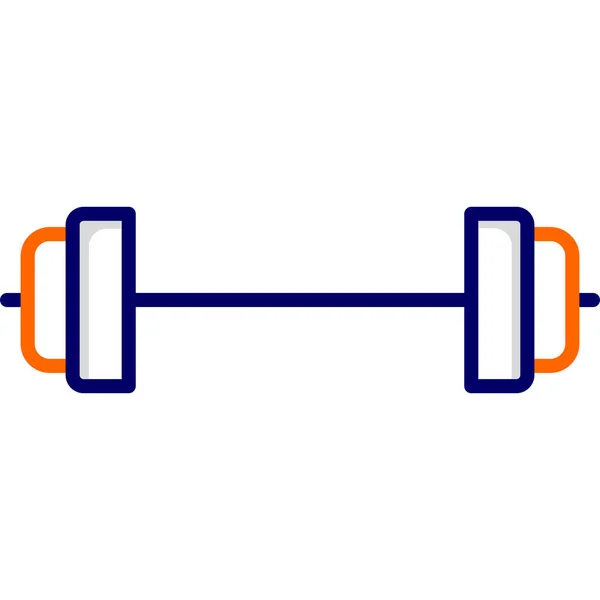 Икона Гантели Веб Дизайн — стоковый вектор