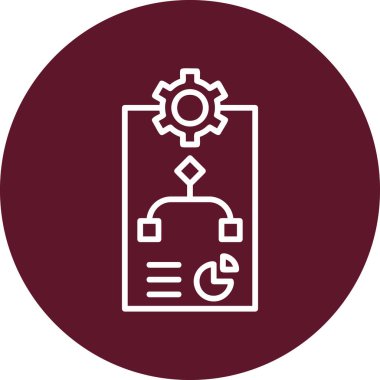 Seo simgesinin vektör illüstrasyonu