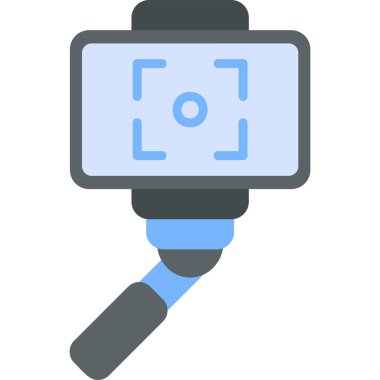 Kamera. Web simgesi basit illüstrasyon