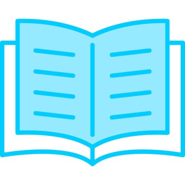 Open Book web icon, vector illustration