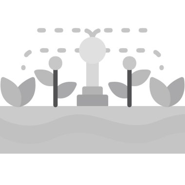 Bitki. Web simgesi basit illüstrasyon