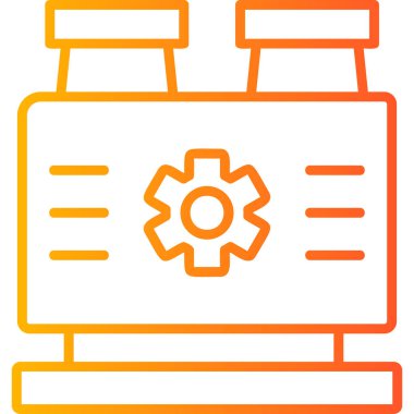 mühendislik vektör simgesi modern basit illüstrasyon