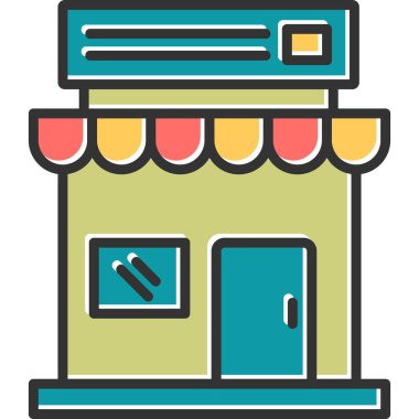 simge vektör illüstrasyonunu sakla