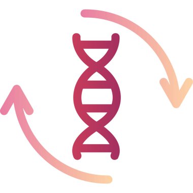 Genetik DNA yapısı. Web simgesi