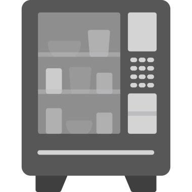 Satış makinesi. Web simgesi basit tasarım