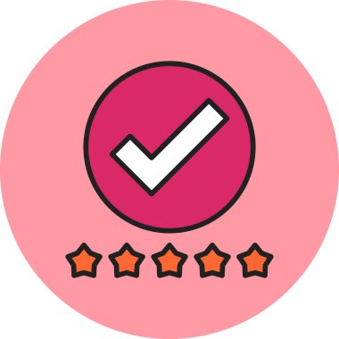 İnceleme simgesinin vektör illüstrasyonu