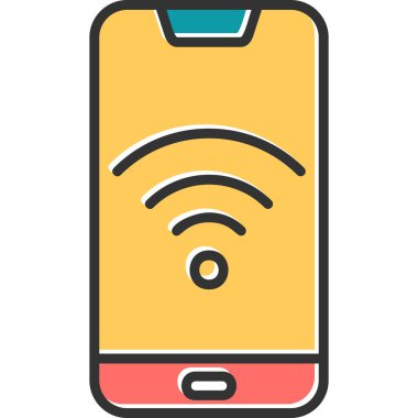 wifi simgesi vektör illüstrasyonu