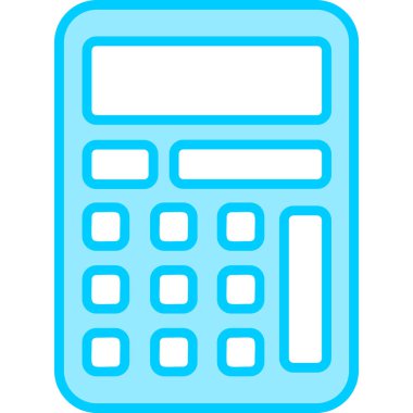 Web hesap makinesi simgesi. vektör illüstrasyonu