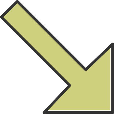 Ok. Web simgesi basit tasarım