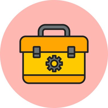 vector illustration of modern Toolbox icon