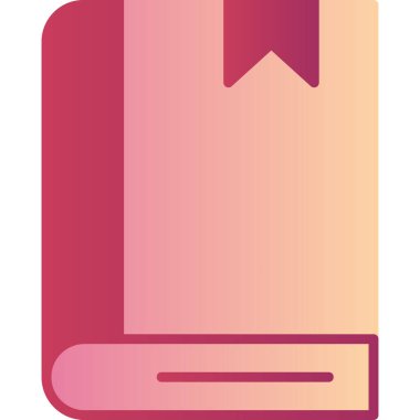 Kitap. Web simgesi basit illüstrasyon