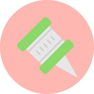 Pin simgesinin vektör illüstrasyonu