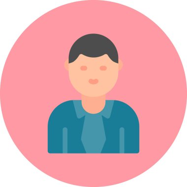 Manager, Businessman User logo, simple icon for web page 