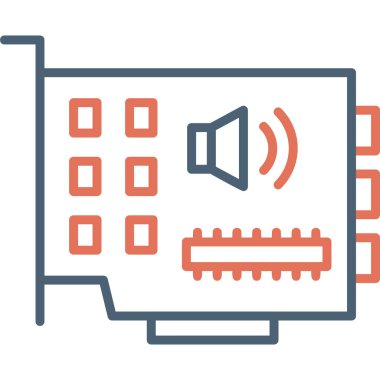 müzik çalar simgesi, vektör illüstrasyonu