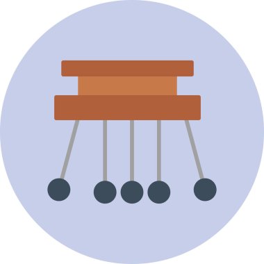 Sarkaç düz vektör simgesi