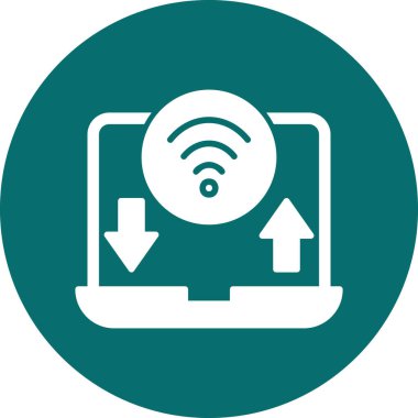 wifi simgesi vektör illüstrasyonu