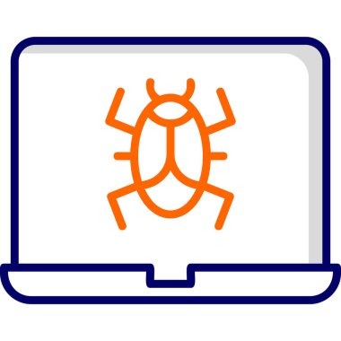 Hata dedektifi modern simge, vektör illüstrasyonu 