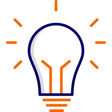 Fikir modern simgesi, vektör illüstrasyonu