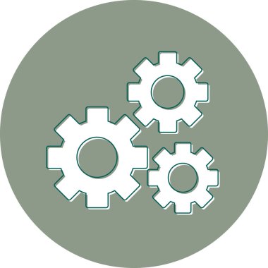 ayar simgesi vektör illüstrasyonu 