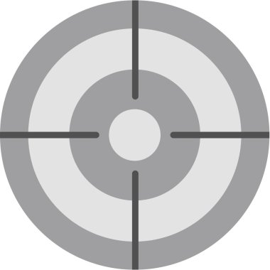 hedef simge vektör illüstrasyonu