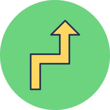 ok simgesinin vektör illüstrasyonu