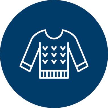 Gömlek modern simge, vektör illüstrasyonu 