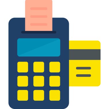 Hesap makinesi. Web simgesi basit illüstrasyon