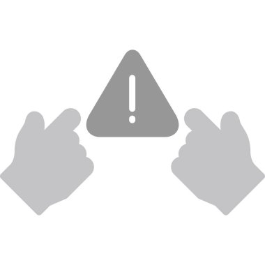 Uyarı simgesi vektör illüstrasyonu