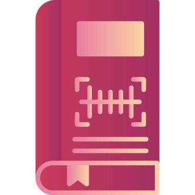 Barkod Web simgesi basit illüstrasyon