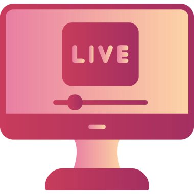 Canlı modern simge, vektör çizimi