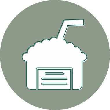 Gıda Web ikonu vektör illüstrasyonu