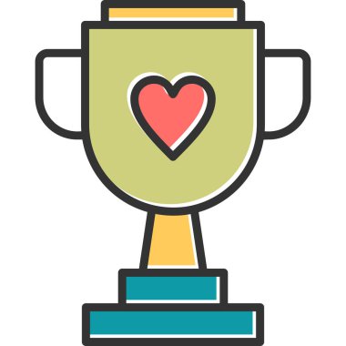 Başarı simgesi vektör illüstrasyonu