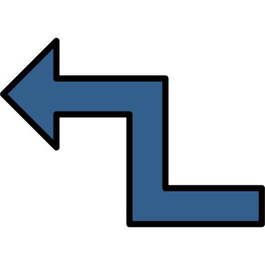 Ok. Web simgesi basit illüstrasyon