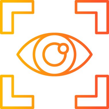 Vision icon modern vector illustration