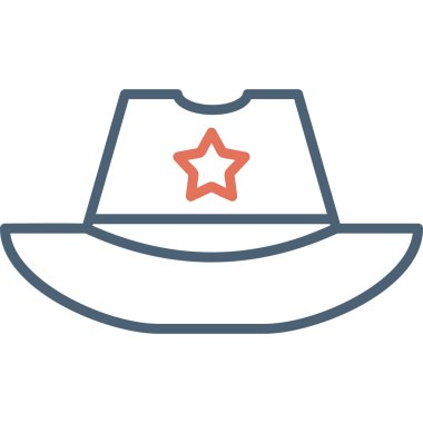 Şapka. Web simgesi basit illüstrasyon