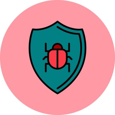 Antivirus icon modern vector illustration
