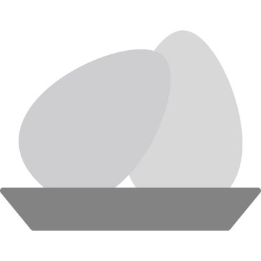 Yumurta ağ simgesi vektör illüstrasyonu