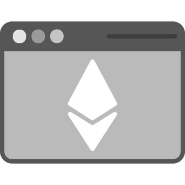 tarayıcı simgesi vektör illüstrasyonu