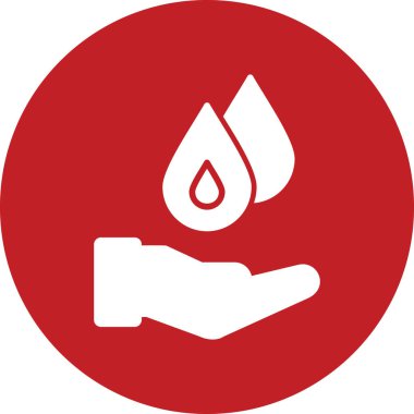 Su damlası. Basit resimleme