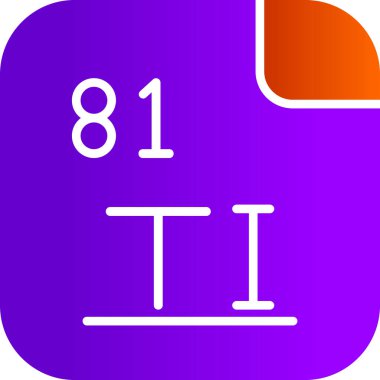 Talyum illüstrasyon simgesi vektörü