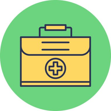 Modern hastane simgesinin vektör illüstrasyonu