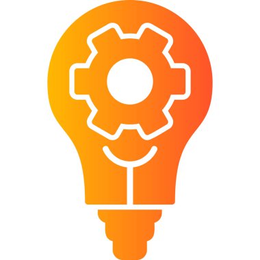 Bir fikrim var. Web simgesi basit tasarım