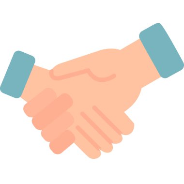 El sıkışma simgesi web basit illüstrasyon